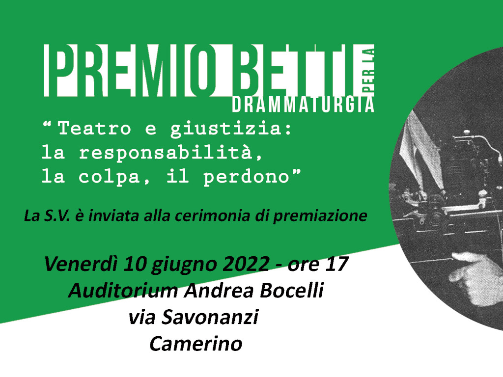 Invito evento Betti 10 giugno 2022