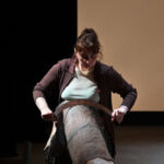 Attrice in scena
