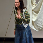 Attrice in scena